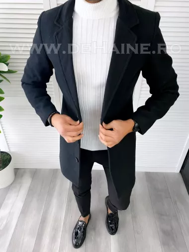 Palton barbati negru B6791 120 N13-N16**